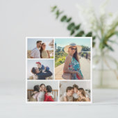 Creëer Uw eigen 5 Fotocollage Kaart (Staand voorkant)