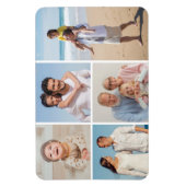 Creëer Uw eigen 5 Fotocollage Magneet (Verticaal)