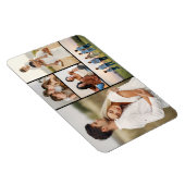 Creëer Uw eigen 5 Fotocollage Magneet (Rechterzijde)