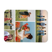 Creëer Uw eigen 5 Fotocollage Magneet (Horizontaal)
