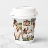 Creëer Uw eigen 5 Fotocollage Papieren Bekers (Achterkant)