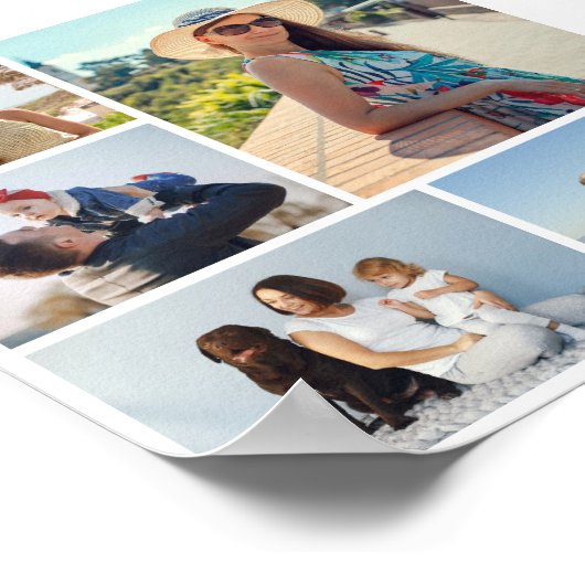 Creëer Uw eigen 5 Fotocollage Poster (Hoek)