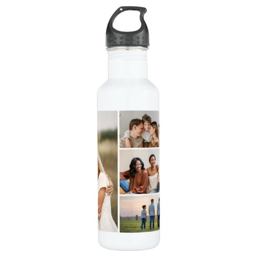 Creëer Uw eigen 5 Fotocollage Waterfles (Voorkant)