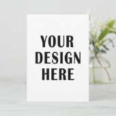 Creëer Uw eigen 5x7 Kaart (Staand voorkant)