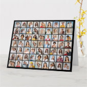 Creëer Uw Eigen 63 Fotocollage Groot Kaart (Gele Bloem)