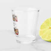 Creëer Uw eigen 6 Fotocollage Voeg uw groet toe Shot Glas (Rechts)