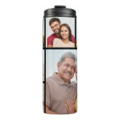 Creëer Uw eigen 6 Kleur voor fotocollage Editable Thermosbeker (Voorkant)