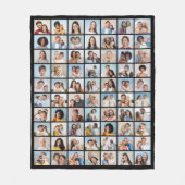 Creëer Uw eigen 70 Fotocollage Fleece Deken (Voorkant)