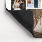 Creëer Uw eigen 7-foto bruiloft collage Muismat (Hoek)