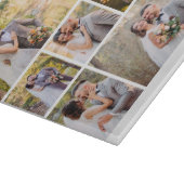 Creëer Uw eigen 7 foto bruiloft collage Snijplank (Hoek)