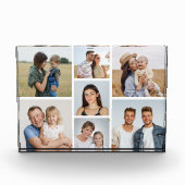 Creëer Uw eigen 7 Foto Collage Photo Block (Voorkant)