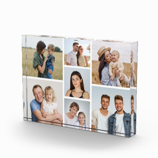 Creëer Uw eigen 7 Foto Collage Photo Block (Rechts)