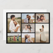 Creëer Uw eigen 7 Fotocollage Wenskaart (Voorkant / Achterkant)
