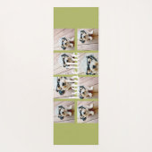 Creëer Uw eigen 8 Foto Collage Aangepaste Naam Roz Yogamat (Achterkant)