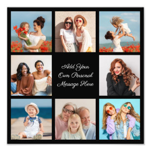 Creëer Uw eigen 8 Foto Collage Foto Uitbreiding Afdruk