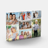 Creëer Uw eigen 8 Foto Collage Photo Block (Links)