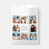 Creëer Uw eigen 8 Fotocollage Voeg uw groet toe Bedankzakje (Voorkant)