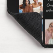 Creëer Uw eigen 8 Fotocollage Voeg uw groet toe Muismat (Hoek)