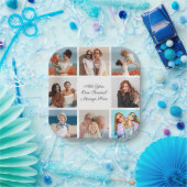 Creëer Uw eigen 8 Fotocollage Voeg uw groet toe Papieren Bordje (Feest)