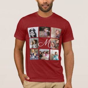 Creëer Uw eigen 8 Monogram voor fotocollage T-shirt