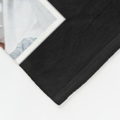 Creëer Uw eigen 8-serie Foto Collage Black Fleece Deken (Hoek)