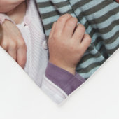 Creëer uw eigen 9 foto collage Keepsake Fleece Deken (Hoek)