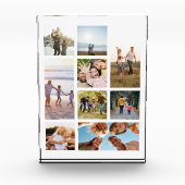 Creëer Uw eigen 9 Foto Collage Photo Block (Voorkant)