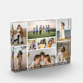 Creëer Uw eigen 9 Foto Collage Photo Block (Links)