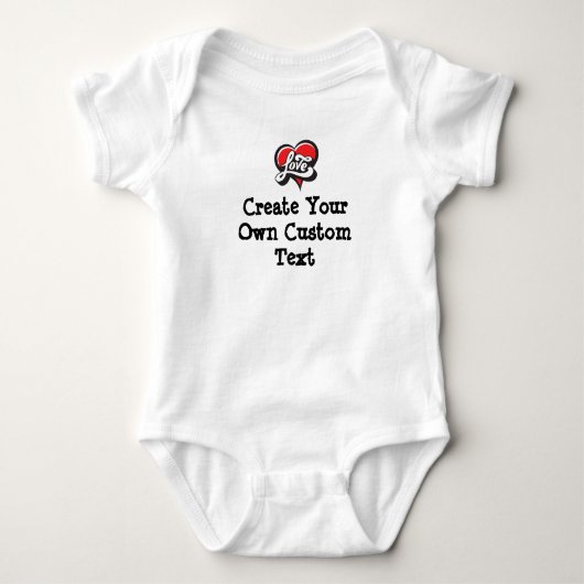 Creëer uw eigen aangepast baby romper (Voorkant)