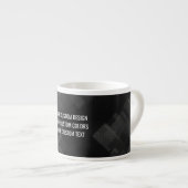Creëer Uw eigen Aangepast Espresso Kop (Voorkant rechts)