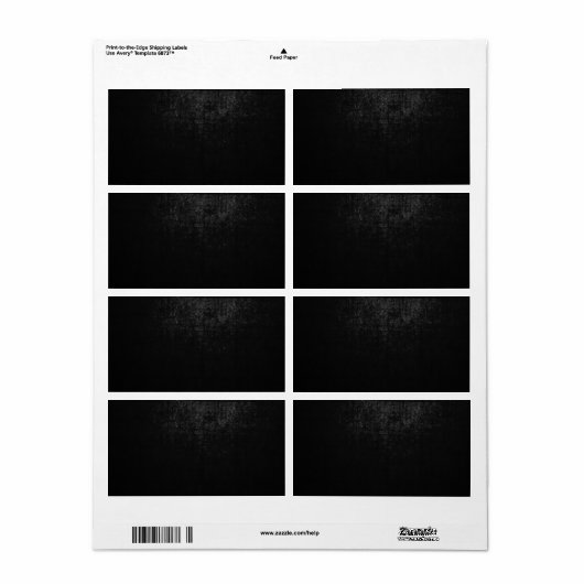 Creëer Uw eigen Aangepast Etiket (Full Sheet)