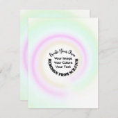 Creëer Uw eigen Aangepast Feestdagenkaart (Voorkant / Achterkant)