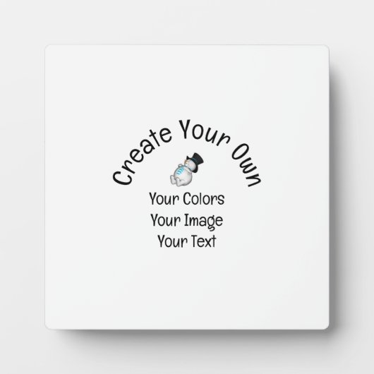 Creëer Uw eigen Aangepast Fotoplaat (Voorkant)