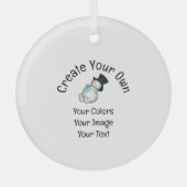 Creëer Uw eigen Aangepast Glas Ornament (Voorkant)