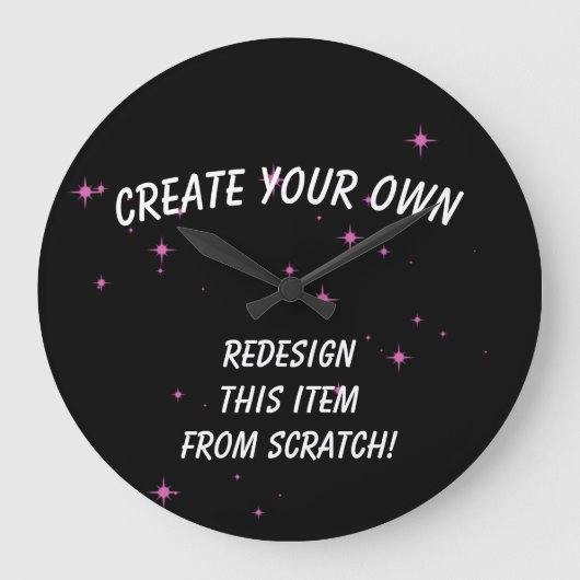 Creëer Uw eigen Aangepast Grote Klok (Voorkant)