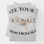 Creëer Uw eigen Aangepast Inpakpapier Vel (In situ)