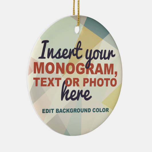 Creëer Uw eigen Aangepast Keramisch Ornament (Rechts)