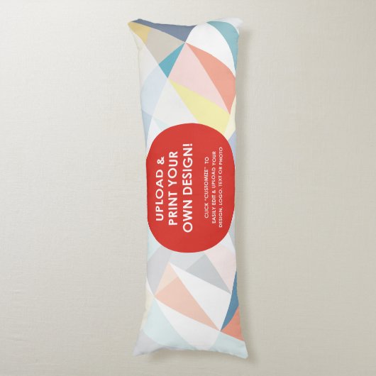 Creëer Uw eigen Aangepast Lichaamskussen (Voorkant Verticaal)