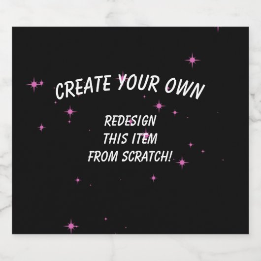 Creëer Uw eigen Aangepast Likeurfles Etiket (Enkel label)