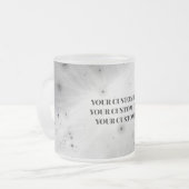 Creëer Uw eigen Aangepast Matglas Koffiemok (Voorkant links)