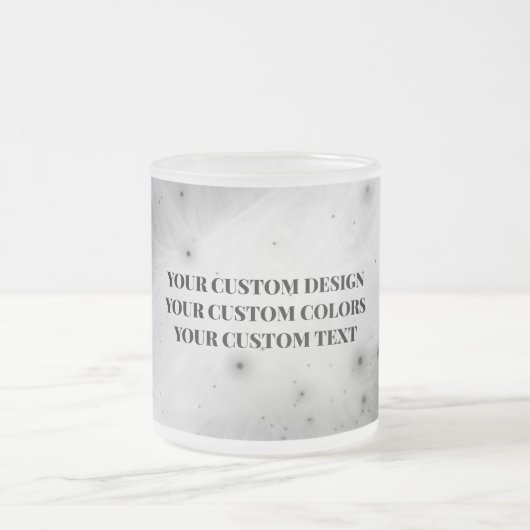Creëer Uw eigen Aangepast Matglas Koffiemok (Center)