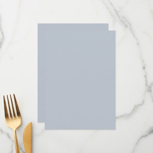 Creëer Uw eigen Aangepast Menu (Voorkant / Achterkant in situ)