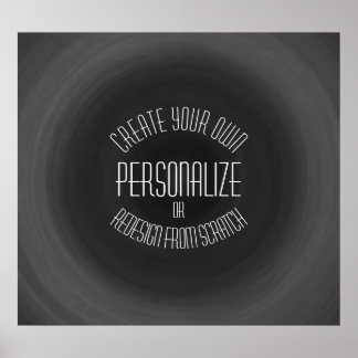 Creëer uw eigen — aangepast ontwerp poster