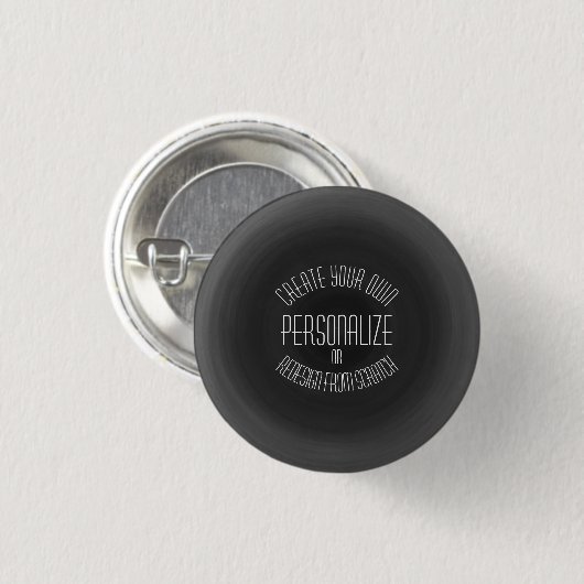 Creëer uw eigen — aangepast ontwerp ronde button 3,2 cm (Voorkant /achterkant)