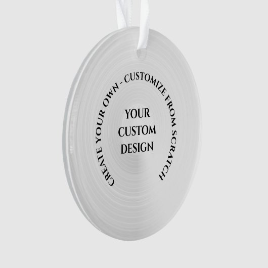 Creëer Uw eigen Aangepast Ornament (voorkant)