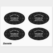 Creëer Uw eigen Aangepast Ovale Sticker (Vel)