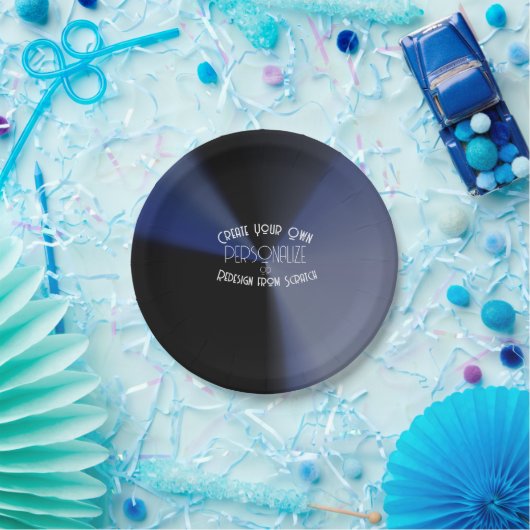 Creëer Uw eigen Aangepast Papieren Bordje (Feest)