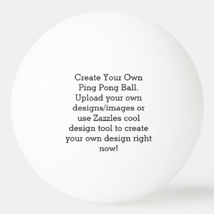 Creëer Uw eigen Aangepast Pingpongballen