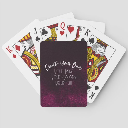 Creëer Uw eigen Aangepast Pokerkaarten (Achterkant)