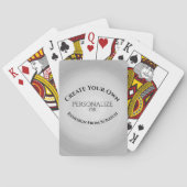 Creëer Uw eigen Aangepast Pokerkaarten (Achterkant)